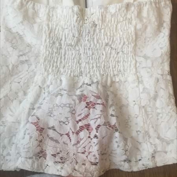 White Lace Tank Top - Picture 3 of 4